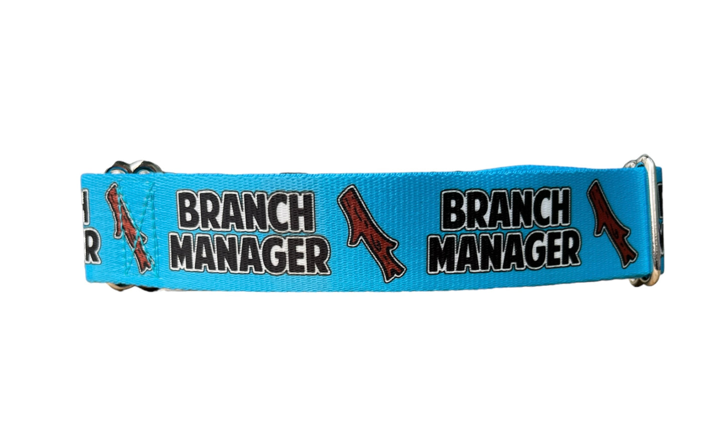 Branch Manager Nickname Dog Collar, Funny Dog Collar 1" & 1.5"
