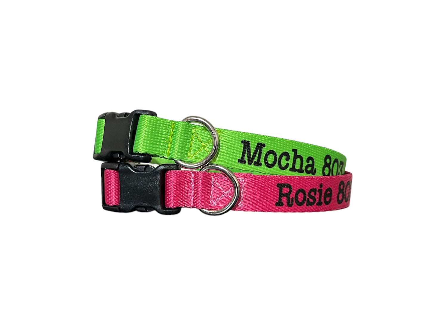 Personalized Identification Buckle Dog Collar, ID Collar, Dog Name Tag Collar