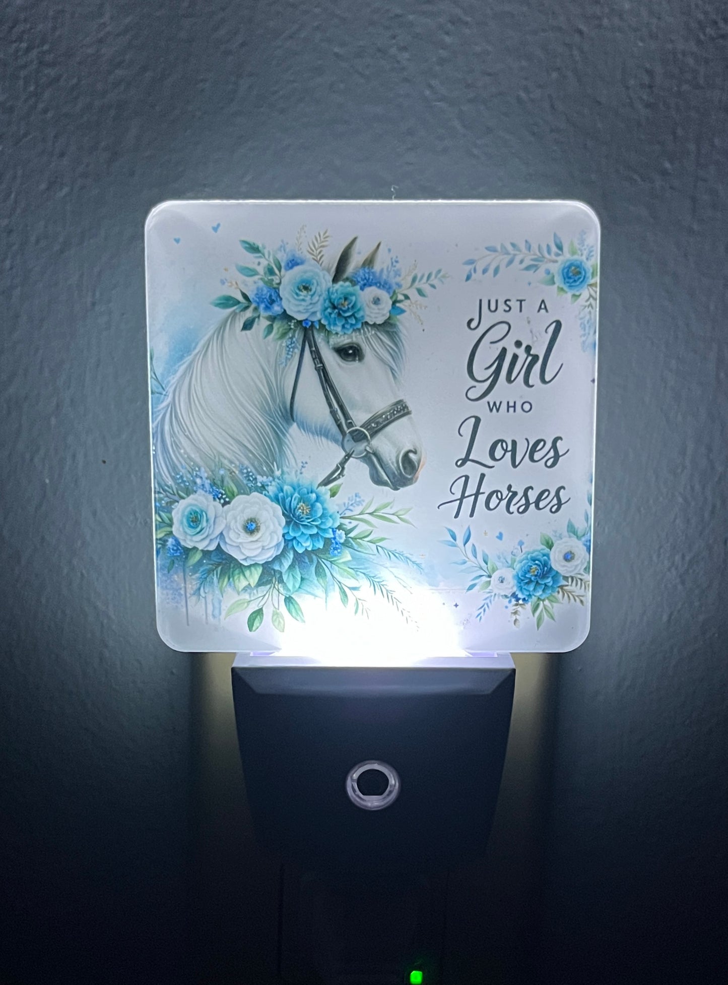 Just A Girl Who Loves Horses Night Light