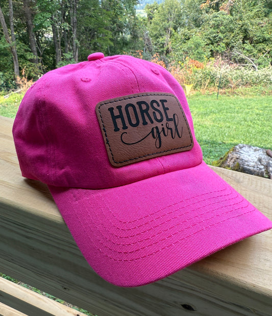 Horse Girl Baseball Hat Multiple Colors