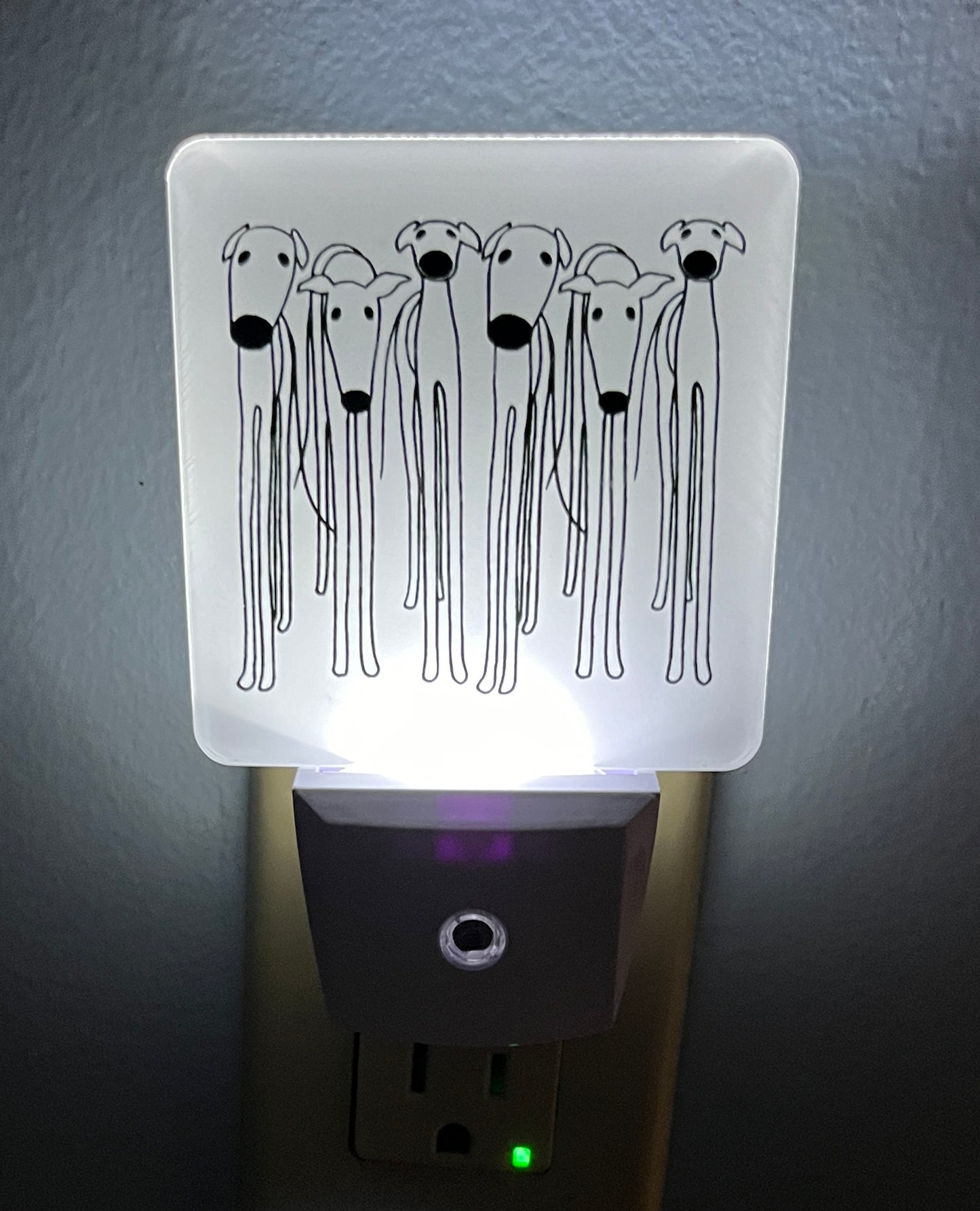 Greyhounds Night Light, Multiple Greyhounds Night Light