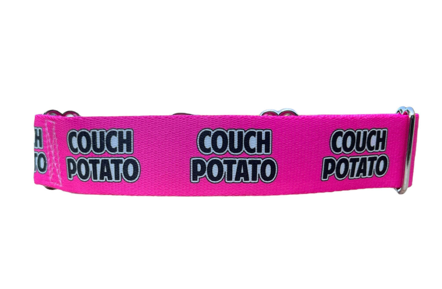 Couch Potato Nickname Dog Collar, Lazy Dog Collar 1" & 1.5"
