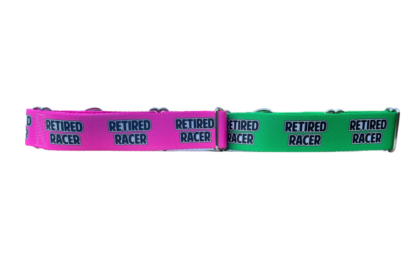 Retired Racer Greyhound Dog Collar, Sighthound Collar 1" & 1.5"