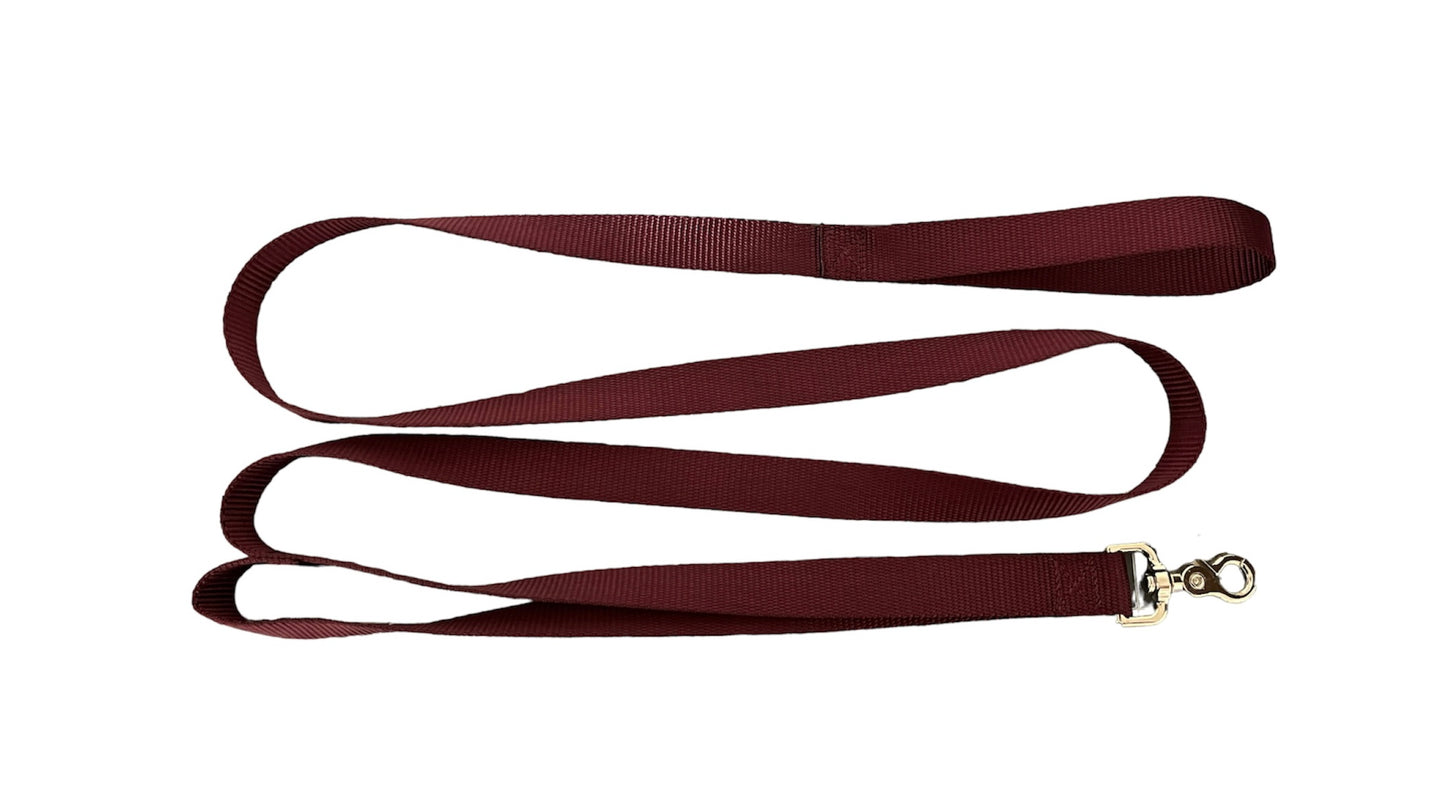 1" Nylon Leash 4' or 6' WITH TRAFFIC HANDLE, Dog Leash, Pet Leash