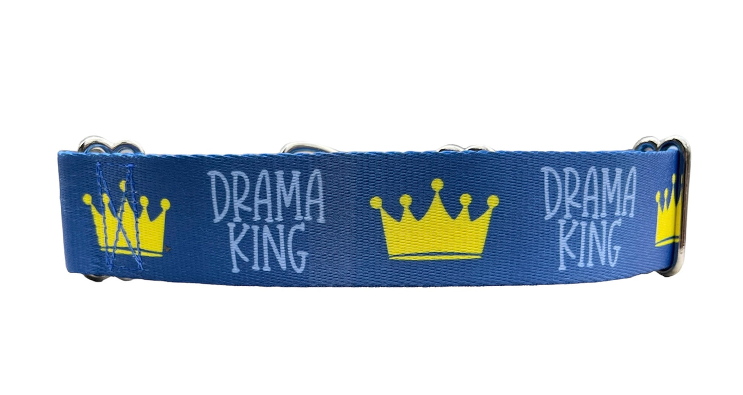 Drama King Dog Collar 1" & 1.5"