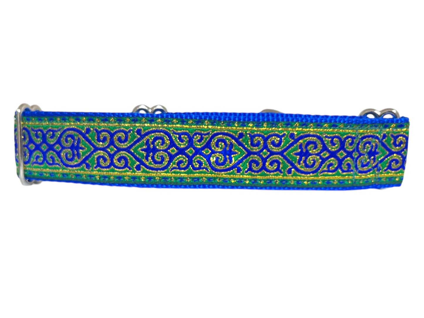 Blue Lace Dog Collar 1.5" Width
