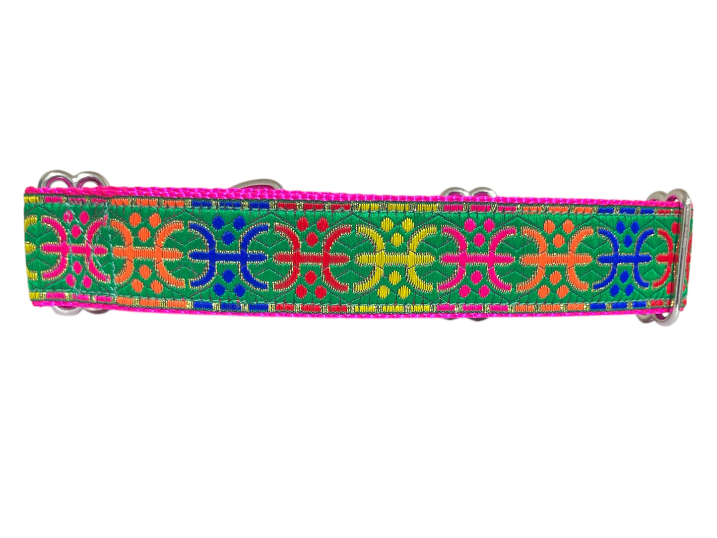 Rainbow Bright Dog Collar 1.5" Width