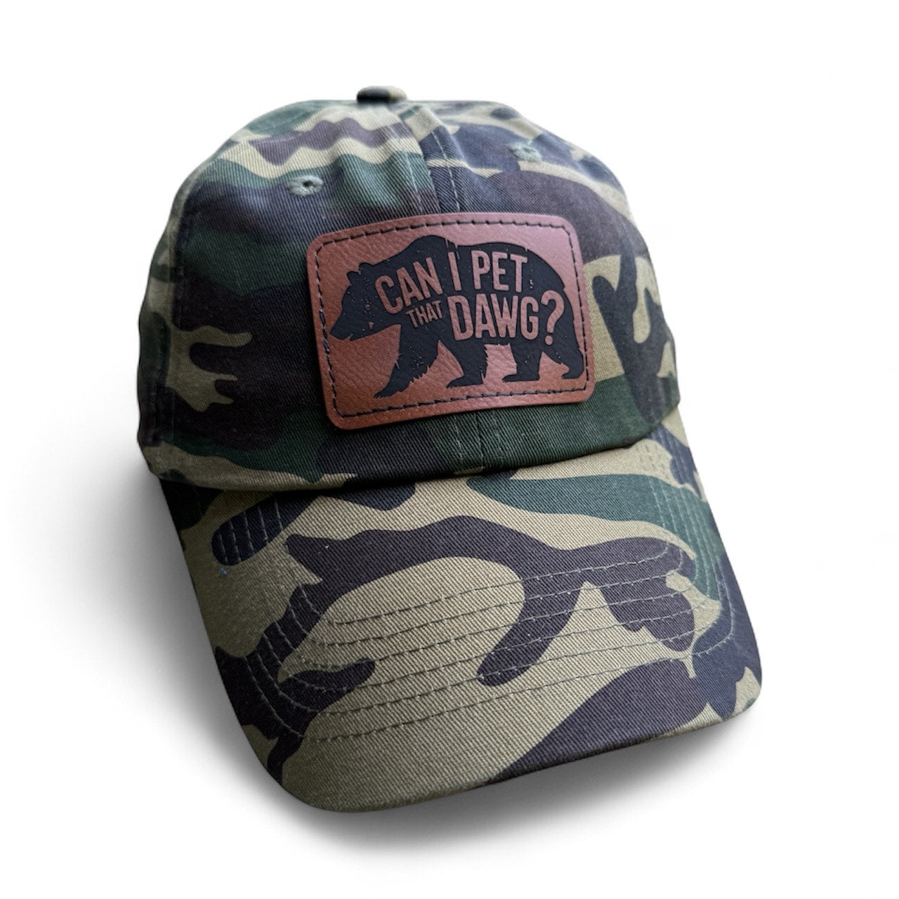 Can I Pet That Dawg Baseball Hat Multiple Colors
