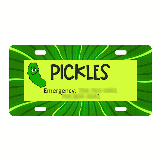 Kennel Tag, Crate Tag, ID Plate