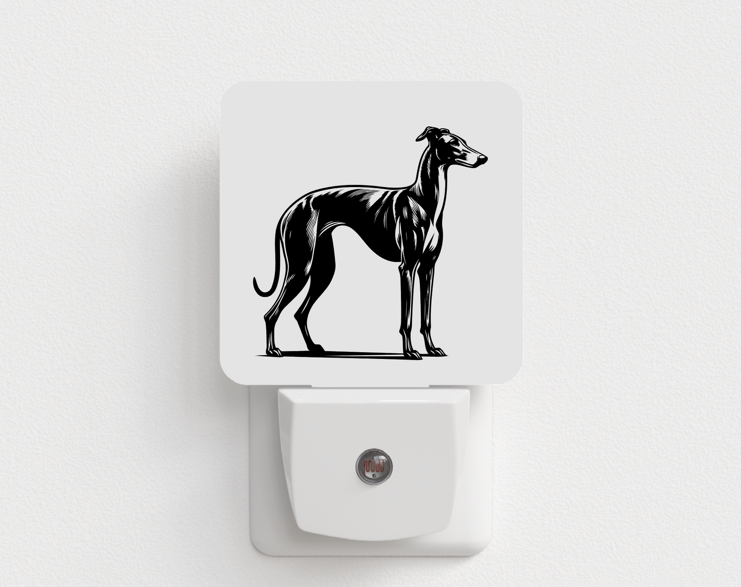 Greyhound With Shadow Night Light