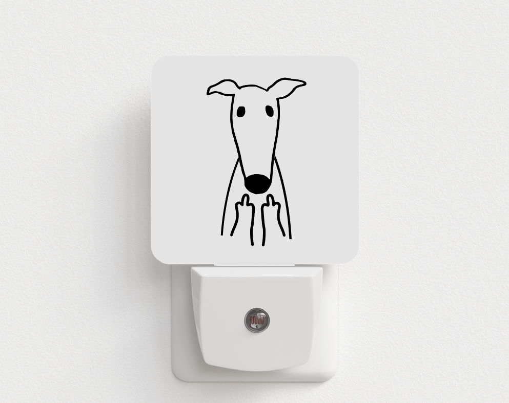 Middle Finger Sighthound Night Light