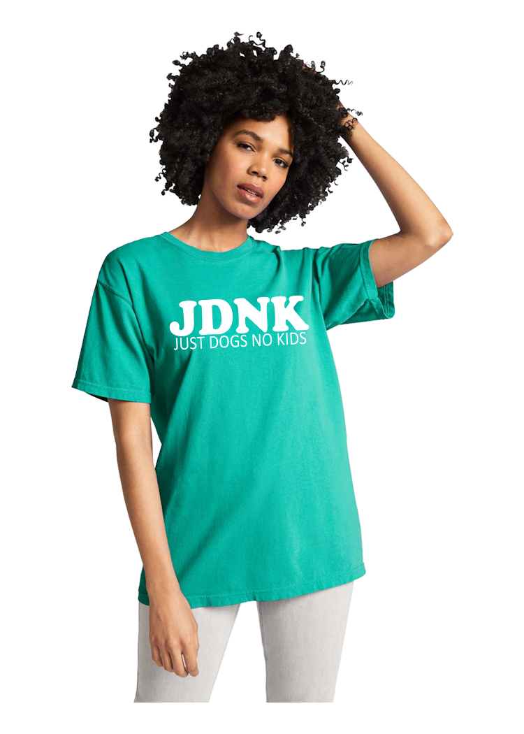 JUST DOGS NO KIDS Unisex Comfort Colors T-Shirt - Multiple Colors Offered