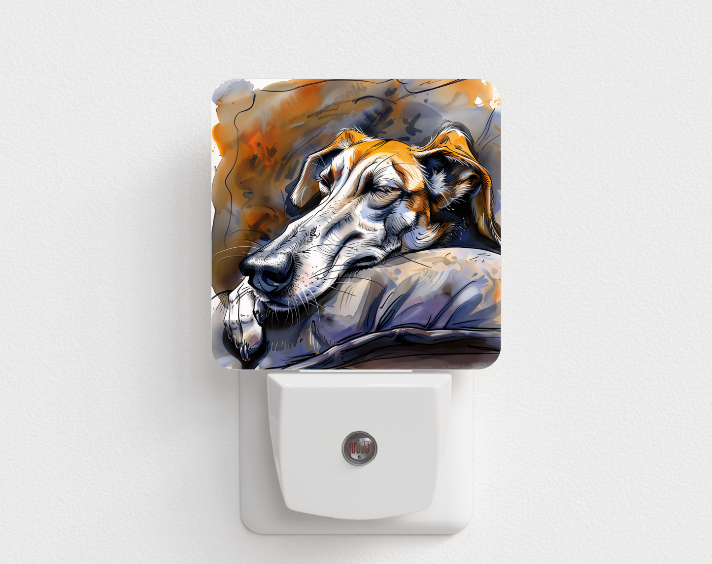 Sleeping Greyhound Night Light