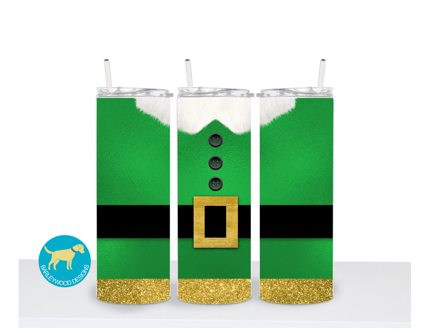 Elf Christmas 20 oz. Stainless Steel Skinny Tumbler