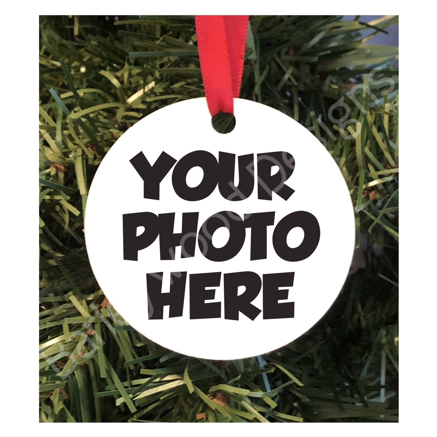 Personalized Christmas Ornament With Your Photo