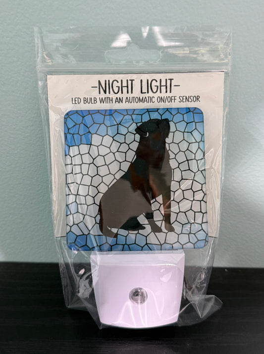 Black Labrador Mosaic Night Light SALE
