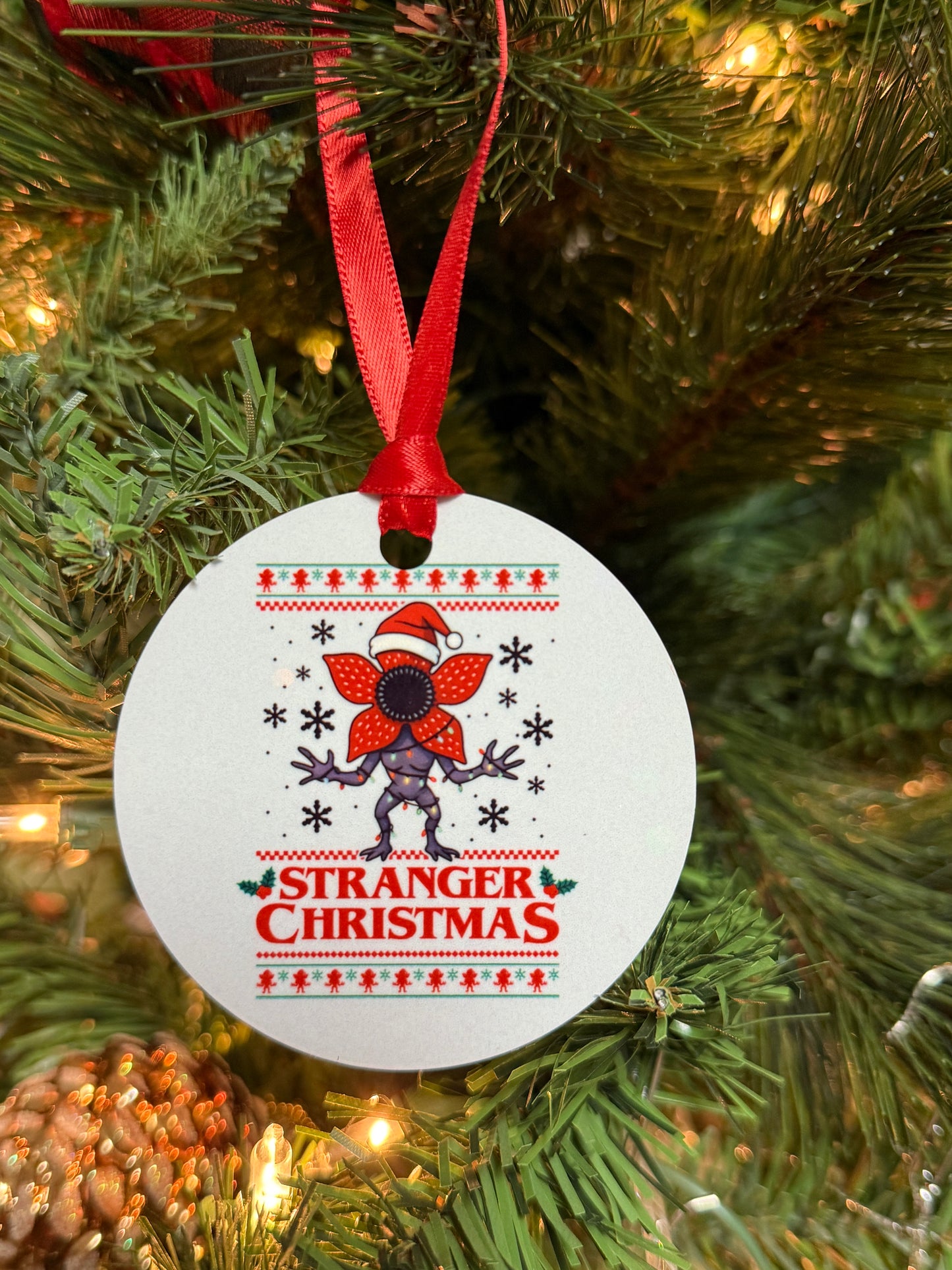 Stranger Things Double Sided Christmas Ornament