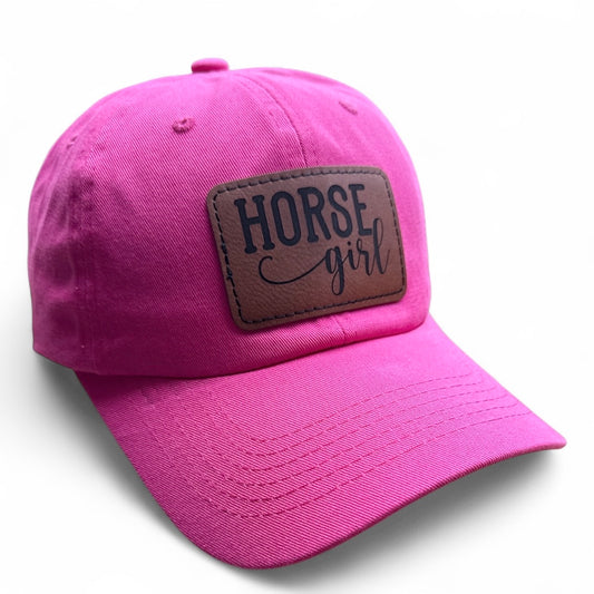 Horse Girl Baseball Hat Multiple Colors