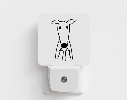 Middle Finger Sighthound Night Light