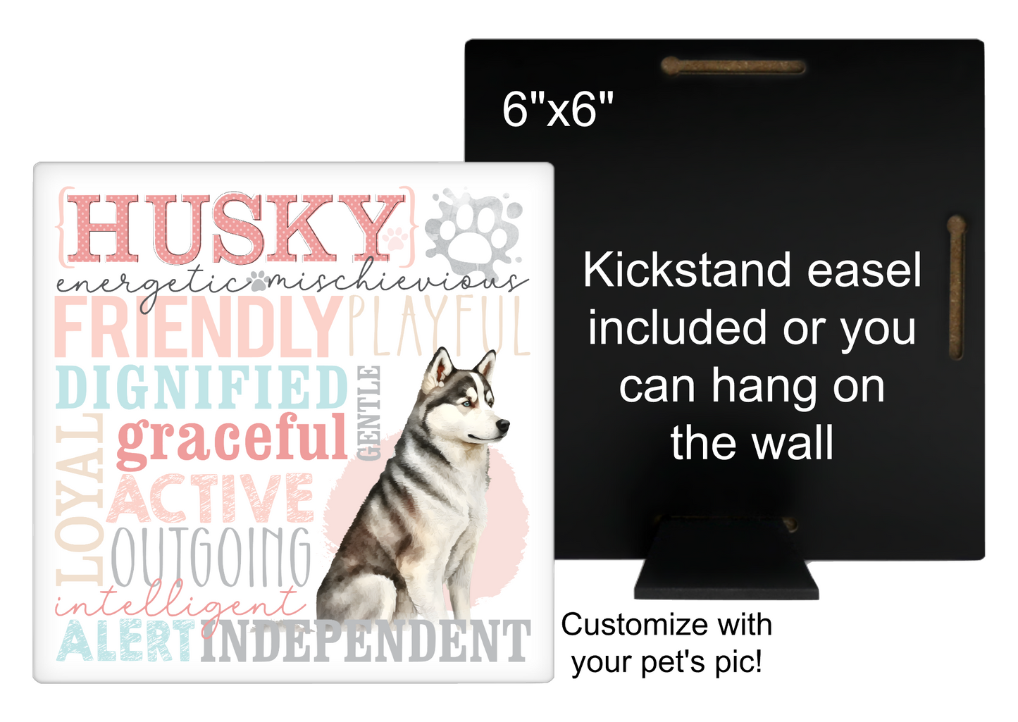Husky Personalized 6" Sign or 3.5" Fridge Magnet