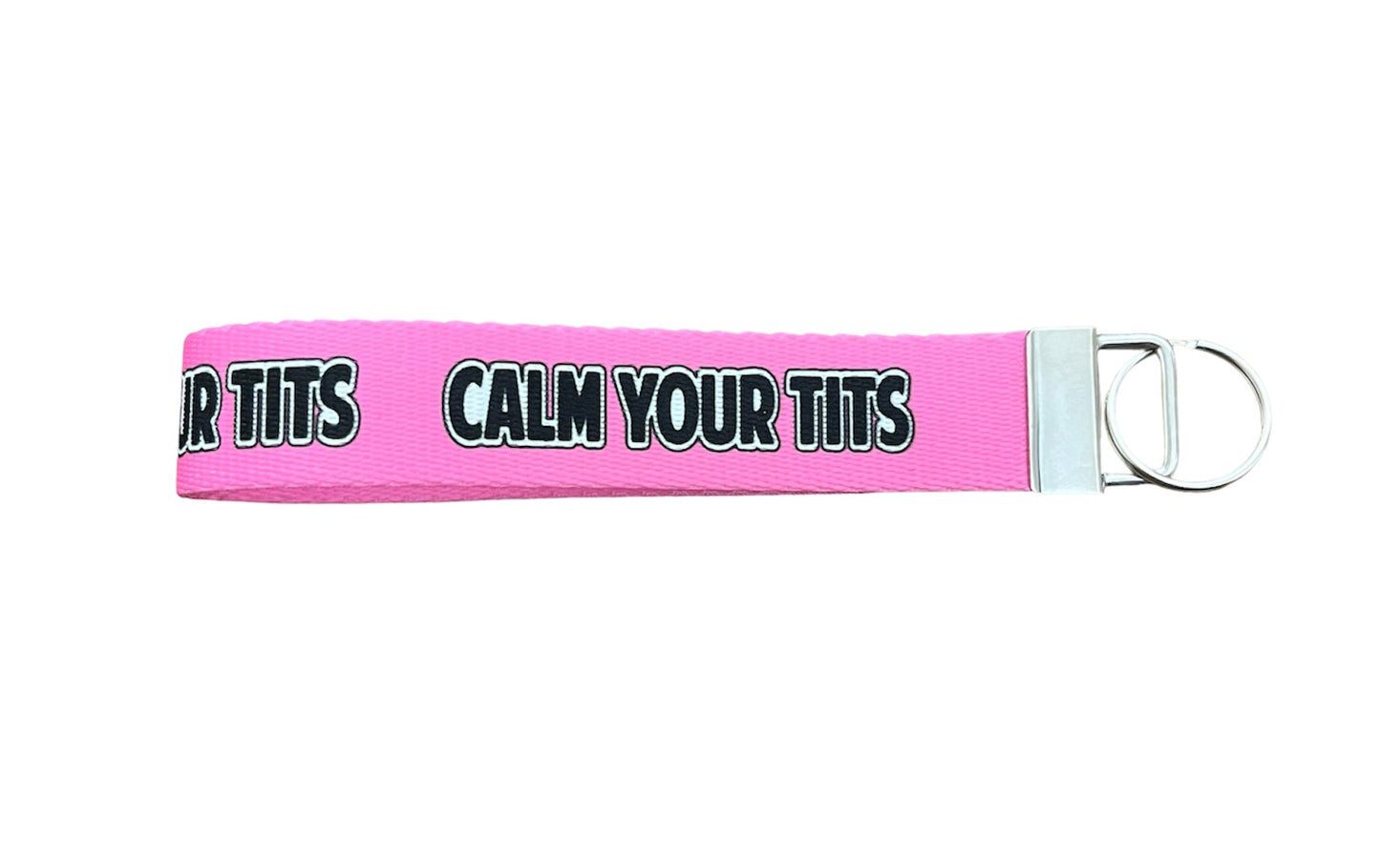 Calm Your Tits Key Fob