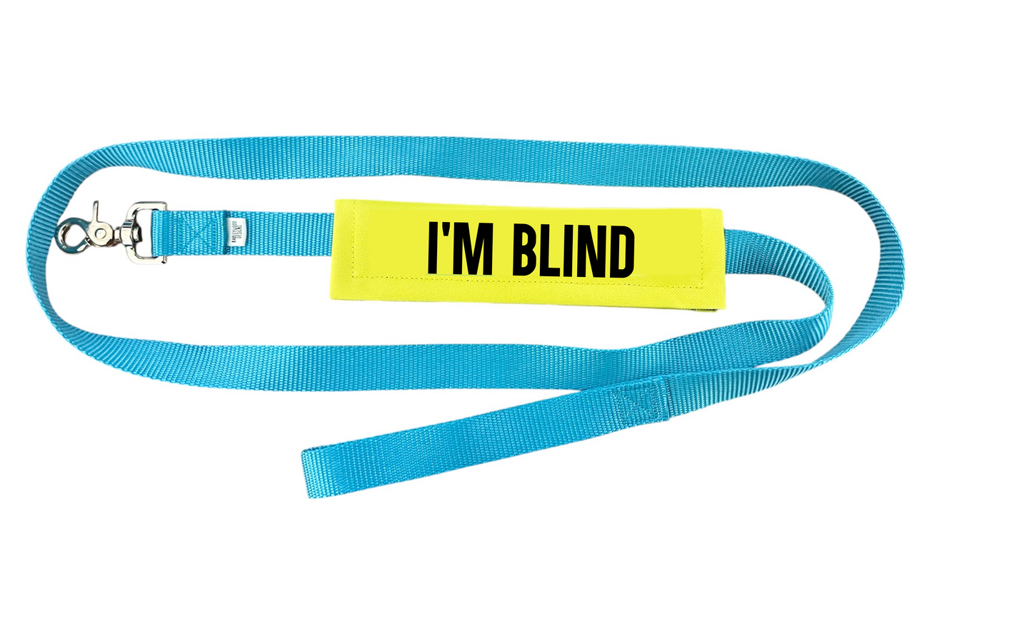 I'm Blind Dog Leash Wrap, Dog Leash Sleeve, Harness Wrap