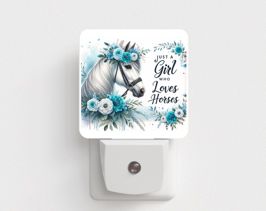 Just A Girl Who Loves Horses Night Light