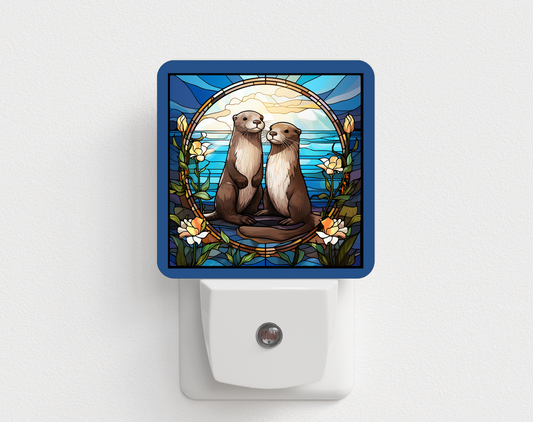 Two Otters Night Light