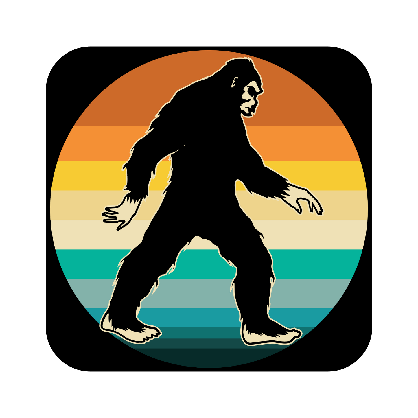 Bigfoot Sasquatch Fridge Magnet