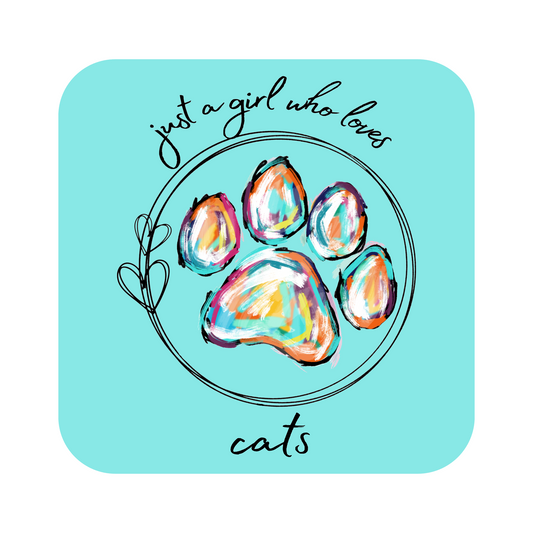 Just A Girl Who Loves Cats Fridge Magnet