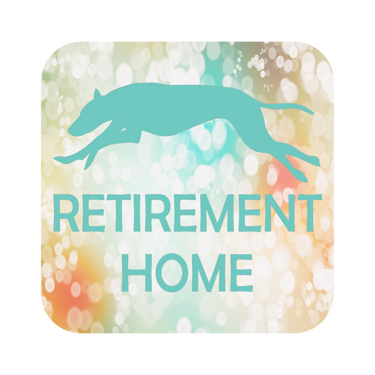 Greyhound Retirement Home Fridge Magnet